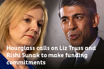 Hourglass (Safer Ageing) calls on Liz Truss and Rishi Sunak to make funding commitments