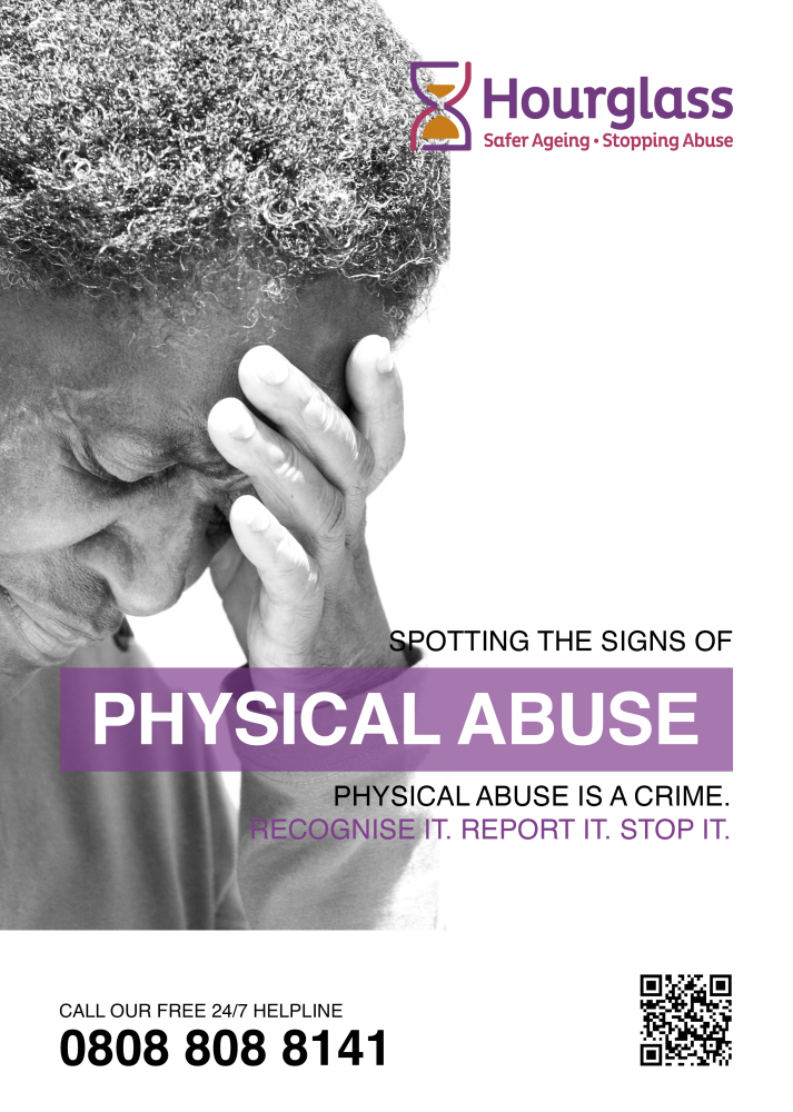 hourglass safer ageing stopping abuse physical abuse brochure